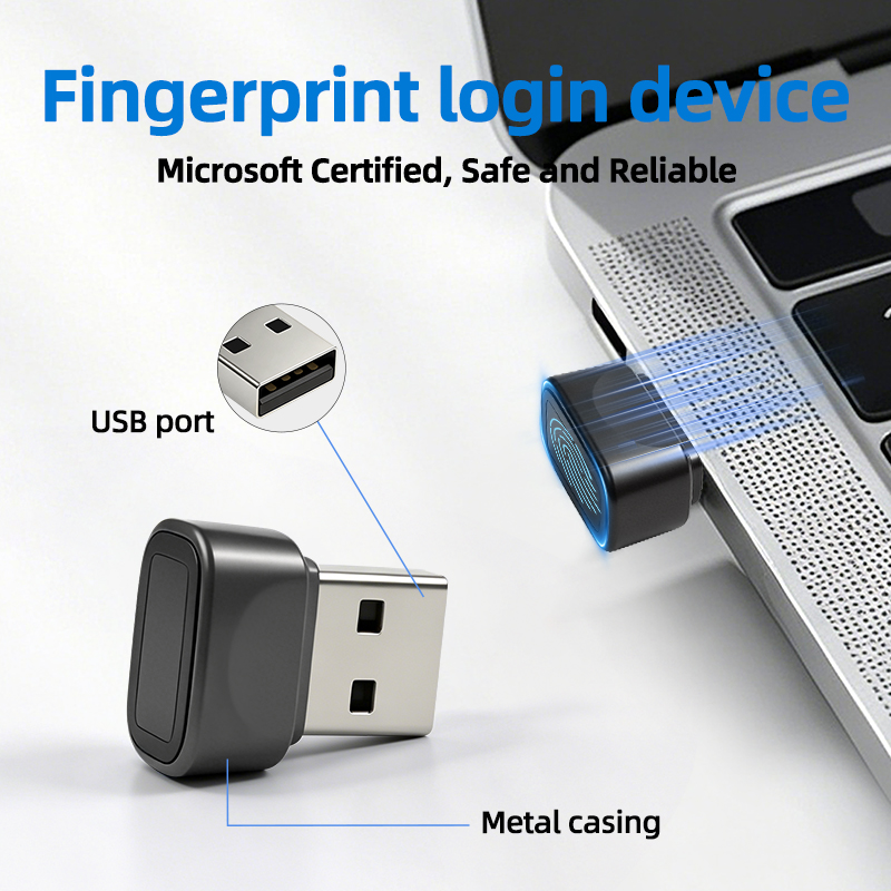 Pc Security Lock - Biometrische vingerafdruklezer USB-scanner voor Windows 10