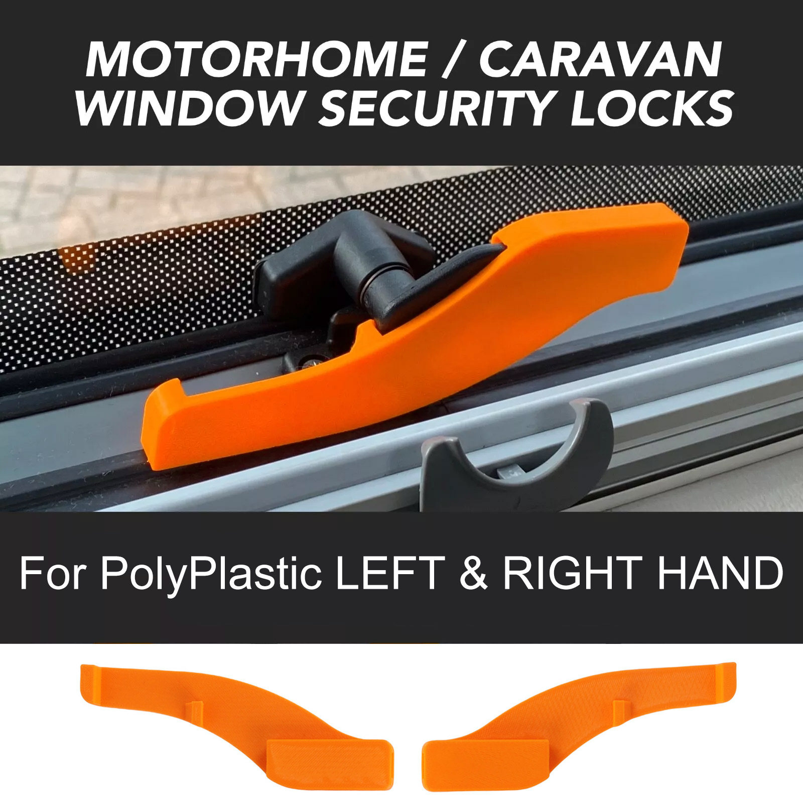 Pc Security Lock - 1set Caravan Links/Rechts Raam Polyplastic Veiligheidsslot