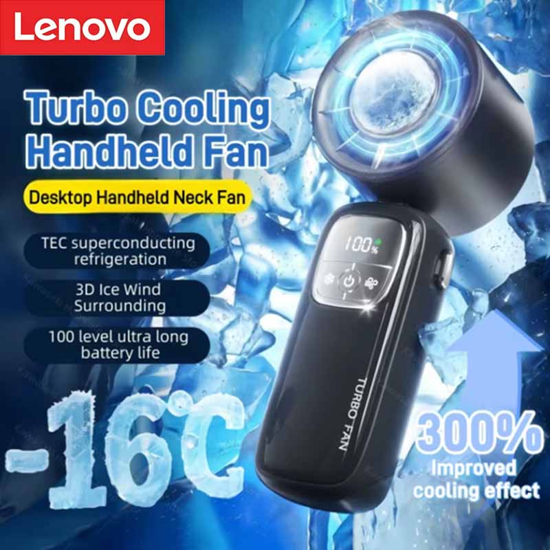 The Office Tech - Lenovo 30000 RPM draagbare elektrische turboventilator,