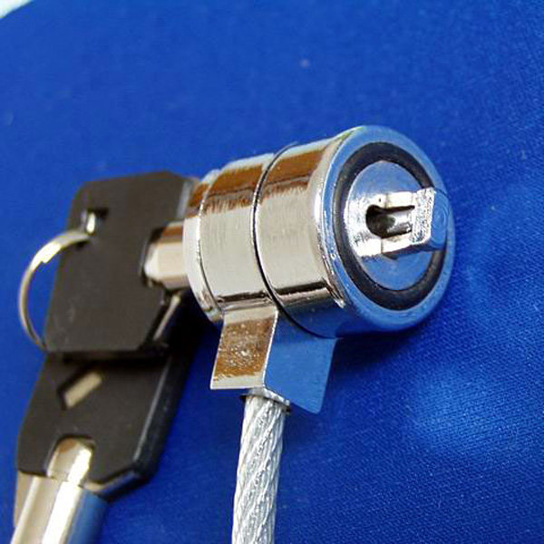 Pc Security Lock - Laptopbeveiligingsslot met sleutel, zware stalen kabel