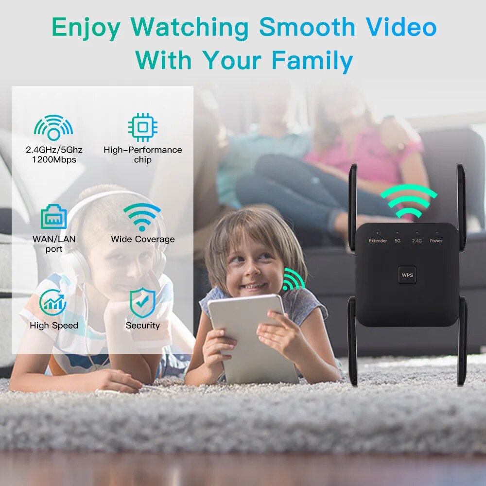 WiFi Repeater 1200Mbps 2.4GHz/ - Wifi Range Extender recensie en prijs