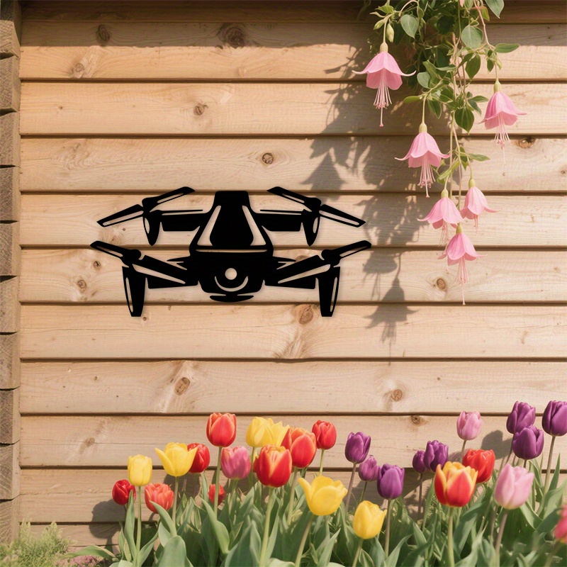 2D platte drone silhouet metal - Office Tech For Men recensie en prijs