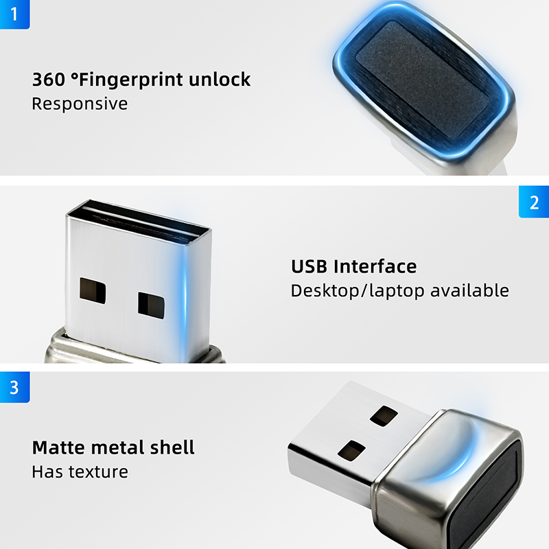 Mini biometrische vingerafdruk - Pc Security Lock recensie en prijs